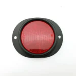 HMMWV 3 Round Red Reflector 4-1/2 Black for Humvee M1097 M998 9905-00-977-2727 MS35387-1-B  AA52428-1